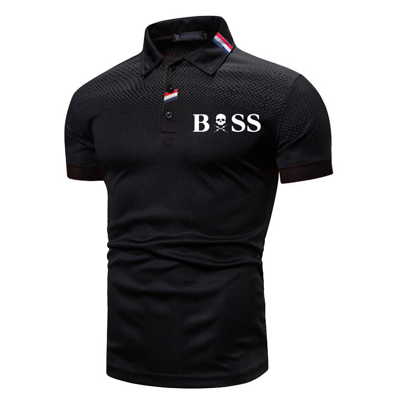 2022 Men Polo Men Shirt Short Sleeve Polo Shirt Print Polo New Clothing Summer Streetwear Casual Fashion Men tops