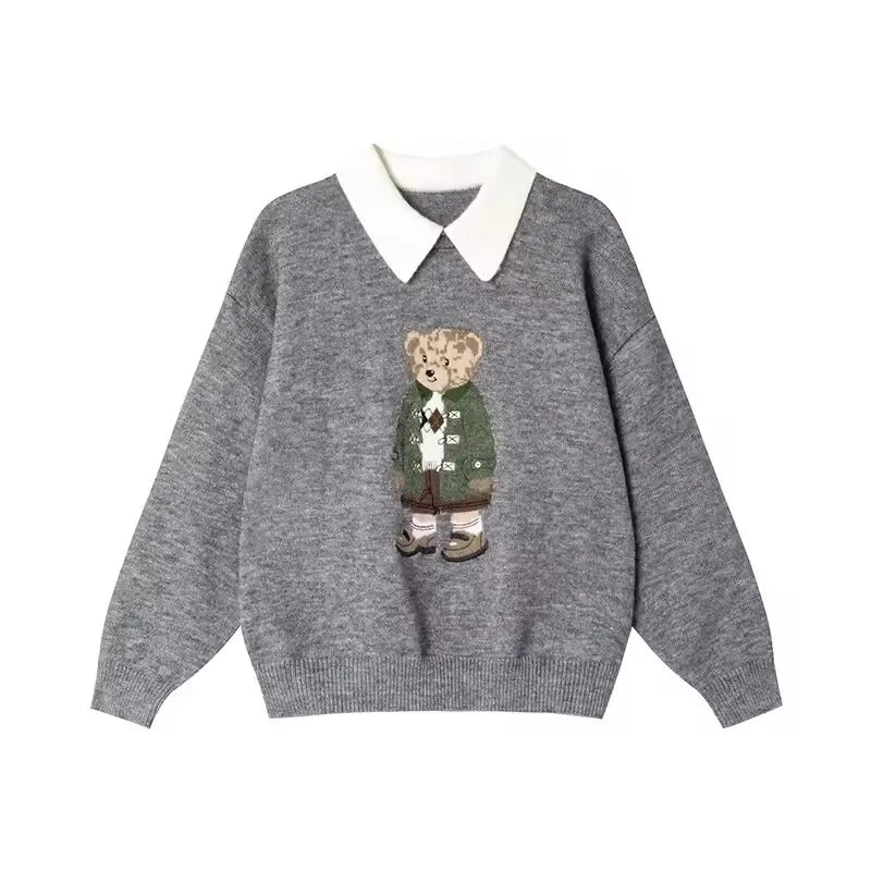 Women’s Luxury Bear Knit Sweater - Jeglowstore