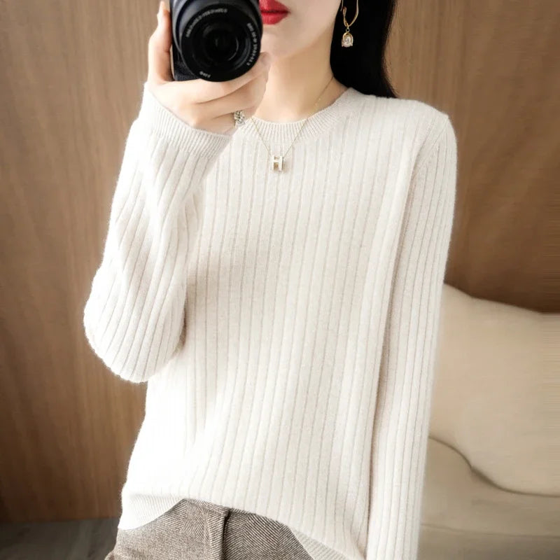 Women’s Autumn Winter Knit T shirt - Jeglowstore