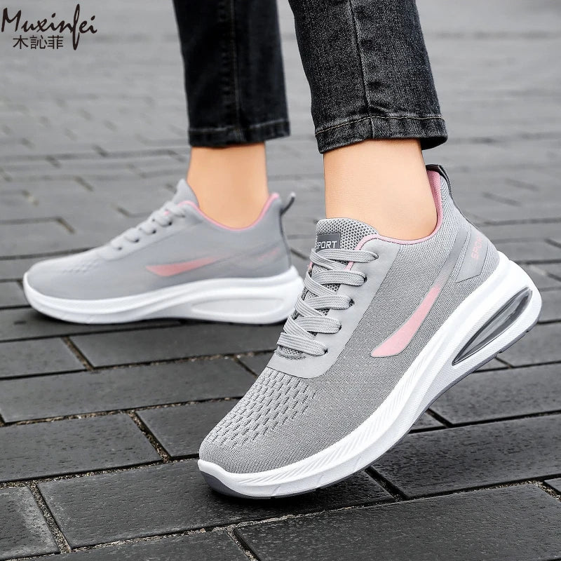 Women’s Lightweight Air Cushion Casual Sneakers - Jeglowstore