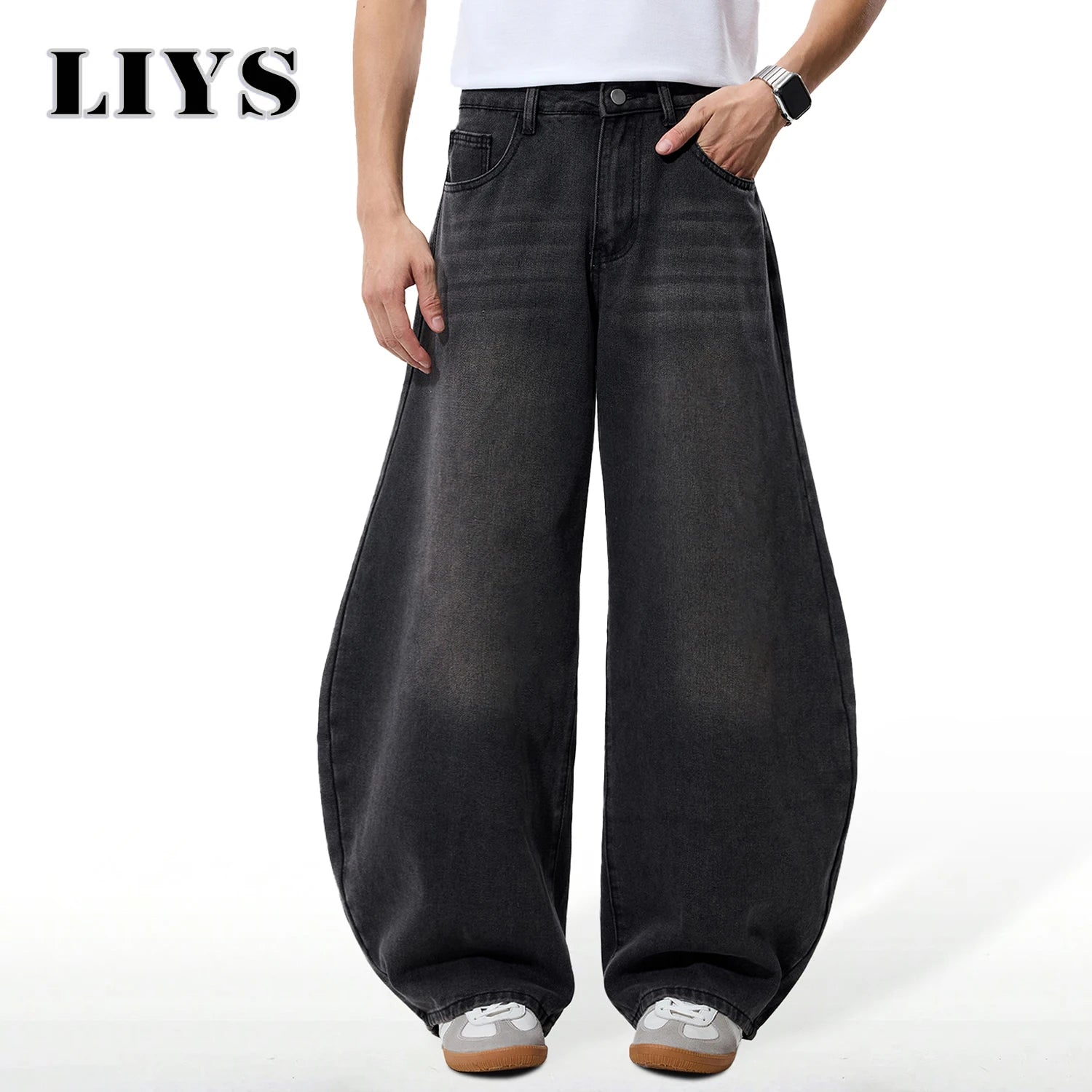 Men’s Street Style Baggy Jeans - Jeglowstore