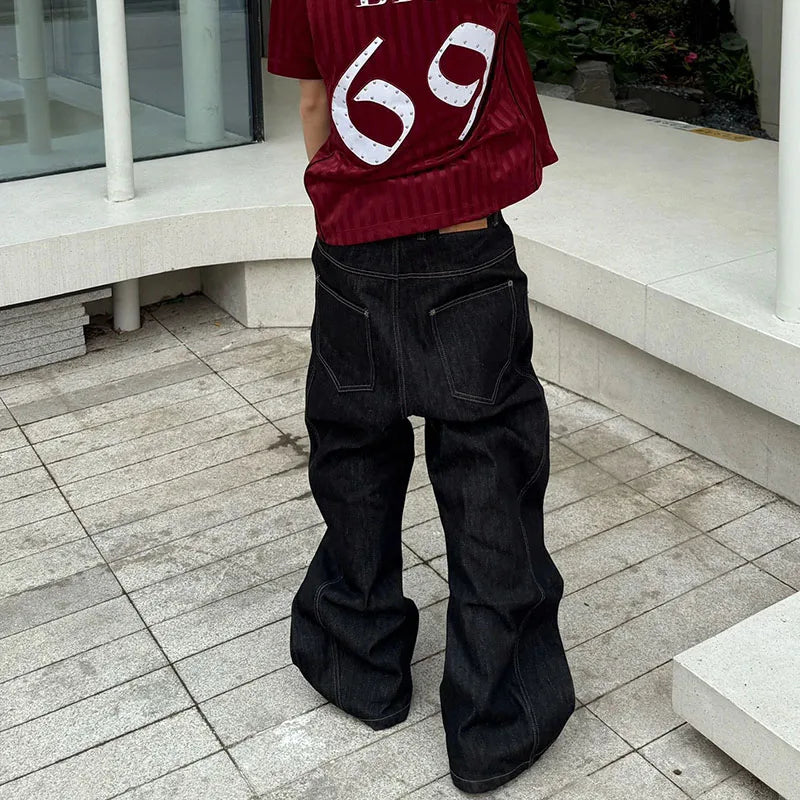 Men’s Hip Hop Wide Jeans - Jeglowstore