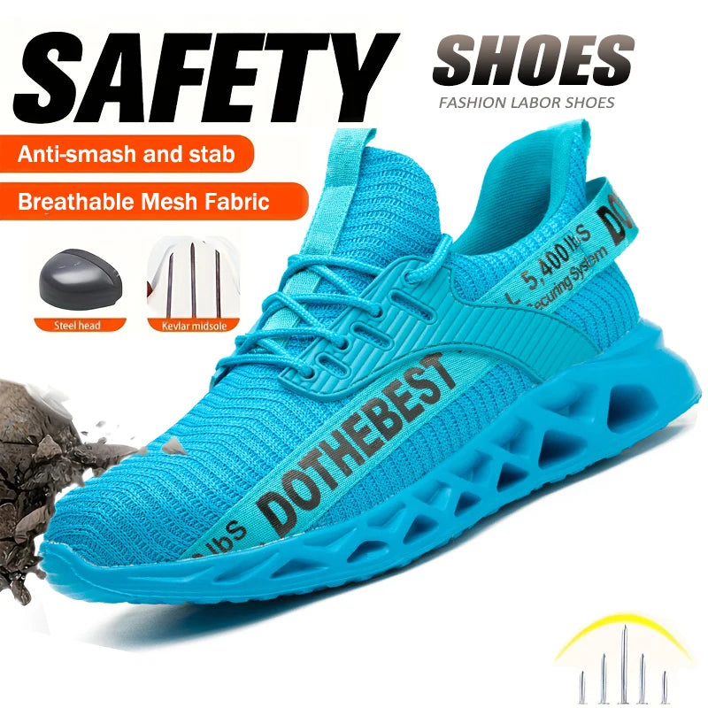 Men & Women Steel Toe Safety Shoes - Jeglowstore