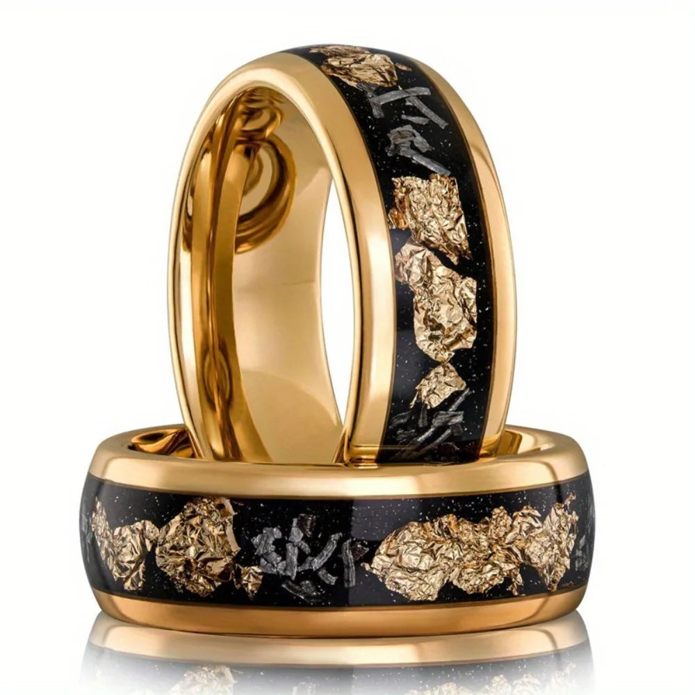 Gold Stainless Steel Men’s Ring - Jeglowstore