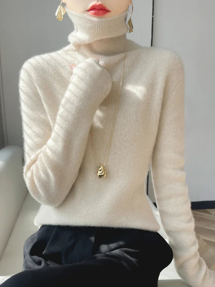 Women’s Autumn Winter Turtleneck - Jeglowstore