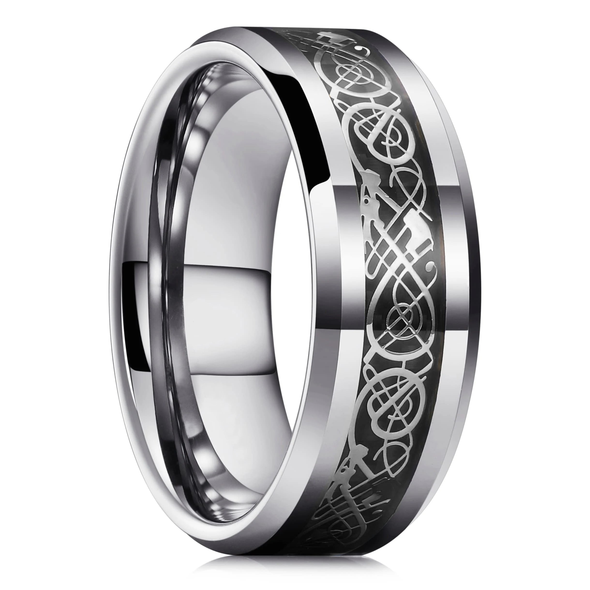 Purple Titanium Steel Promise Ring - Jeglowstore