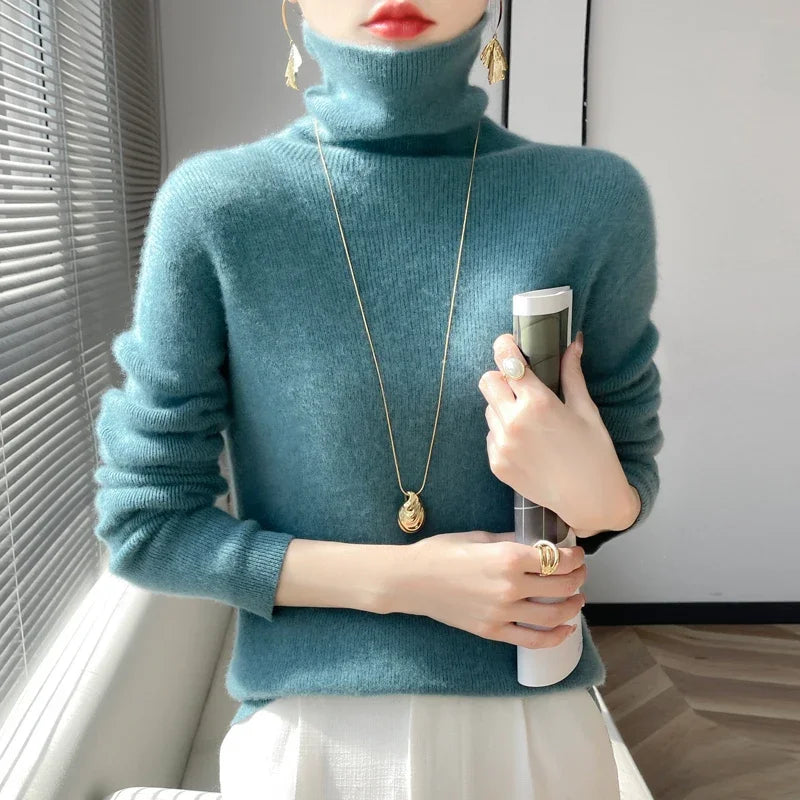 Women’s Autumn Winter Turtleneck - Jeglowstore