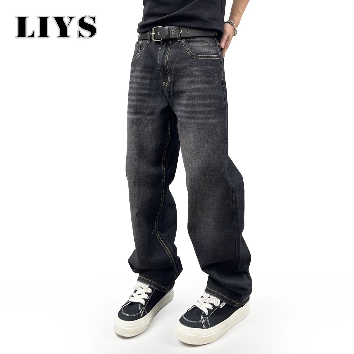 Men’s Classic Loose Denim Jeans - Jeglowstore