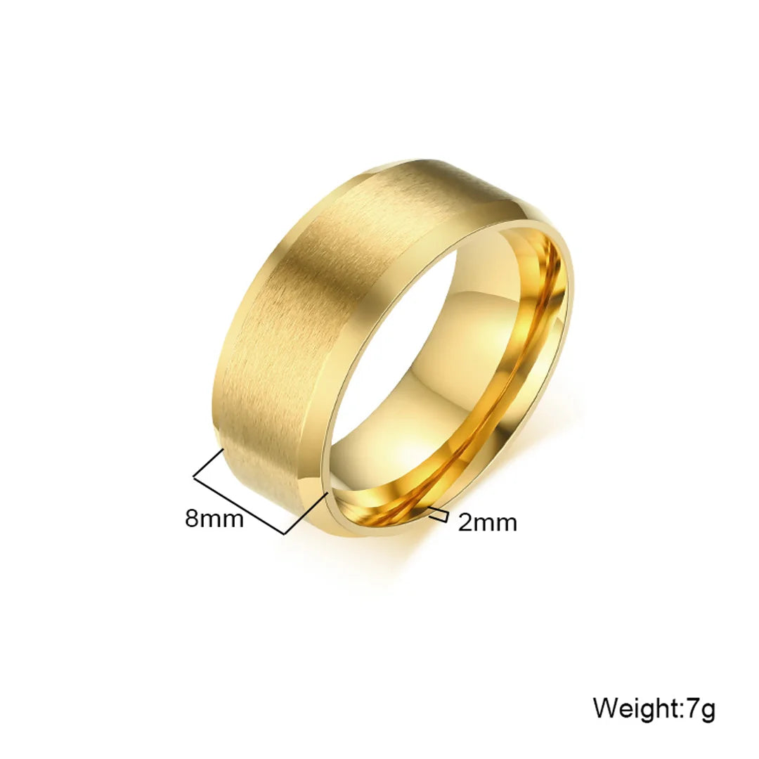 Gold Stainless Steel Ring - Jeglowstore