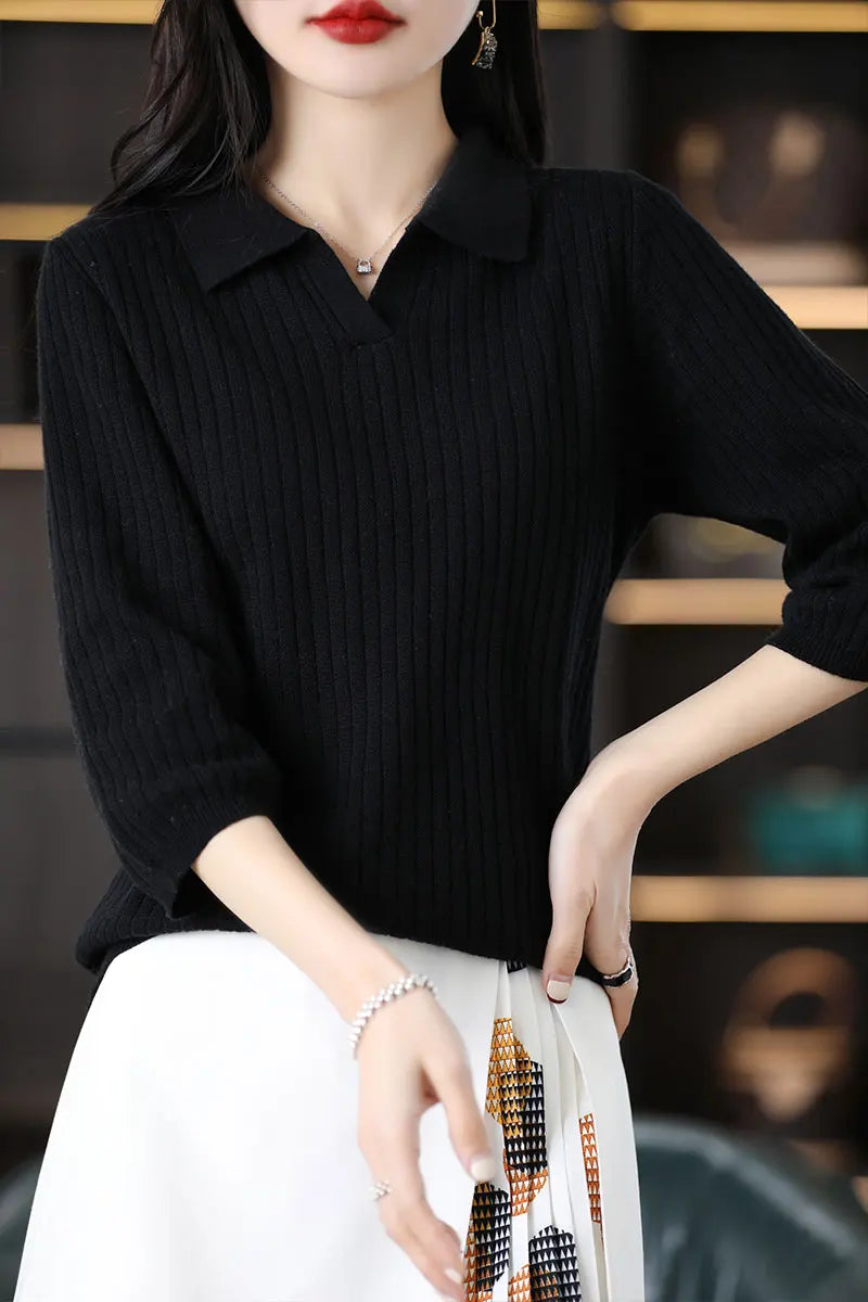 Women’s Cotton Polo Knit T shirt