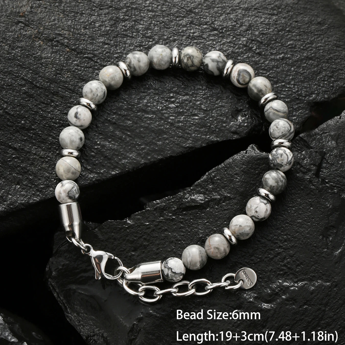 Men’s Natural Stone Bracelet Gift - Jeglowstore