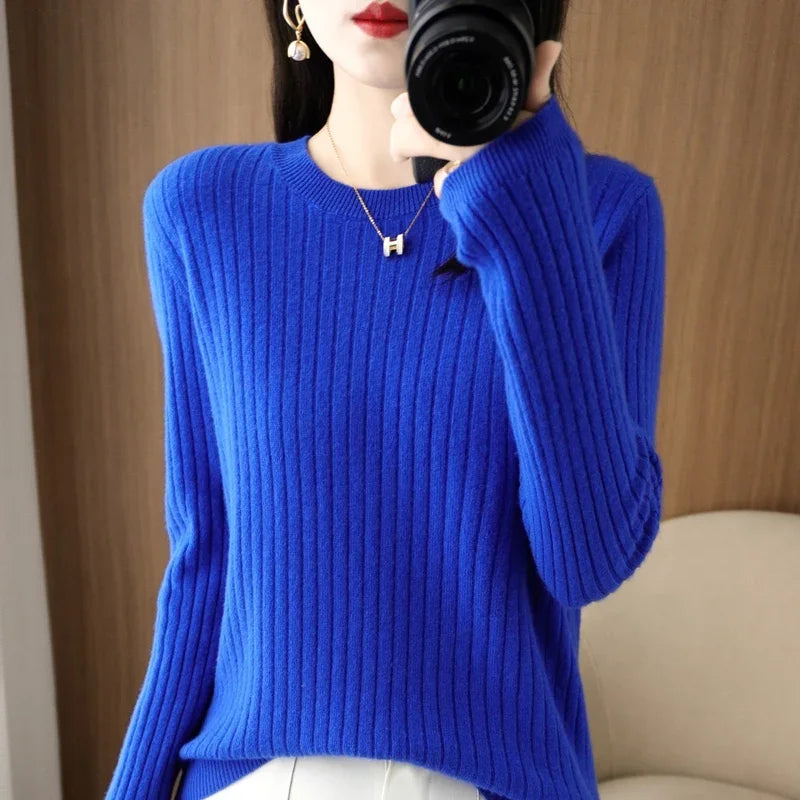 Women’s Autumn Winter Knit T shirt - Jeglowstore
