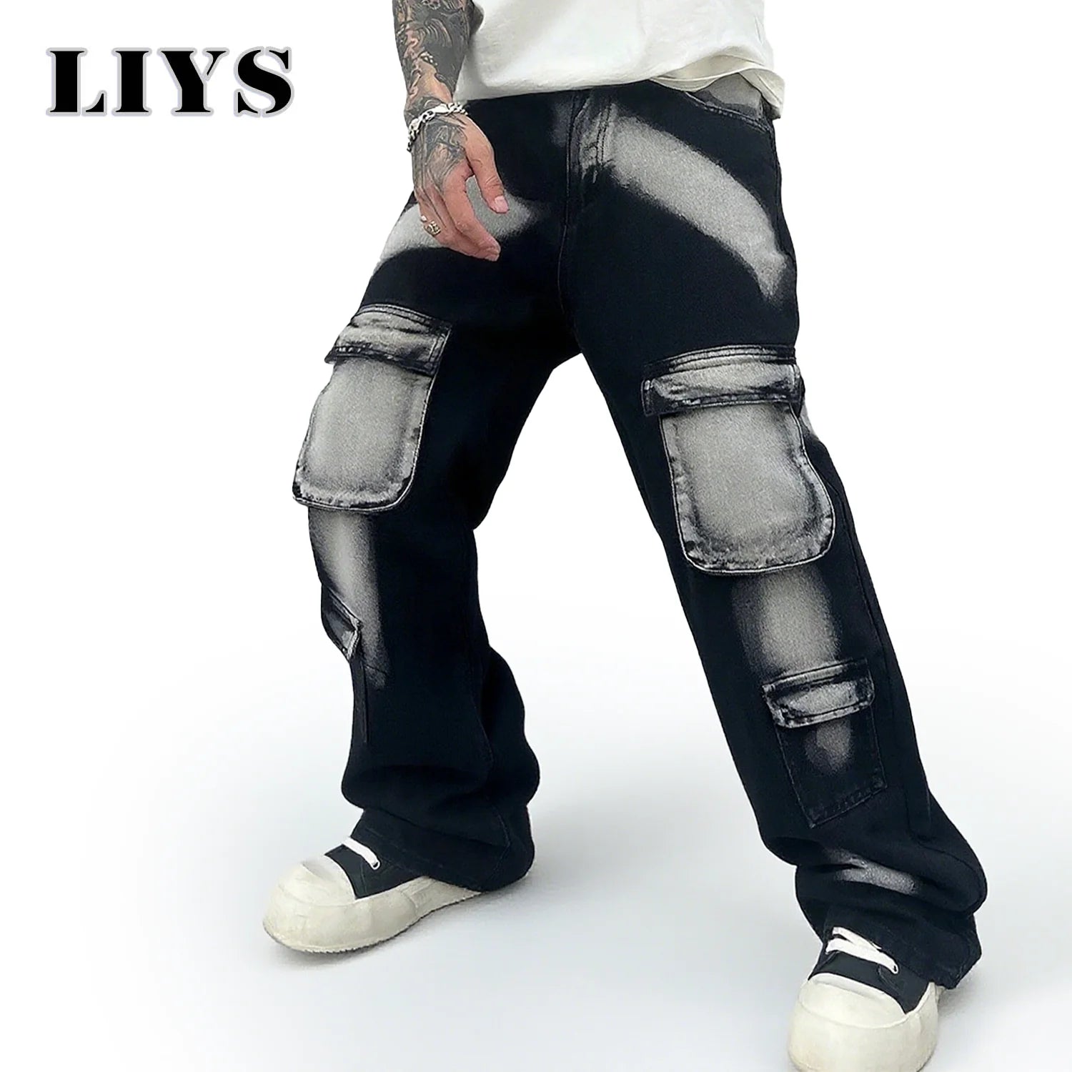 Men’s Goth Street Style Jeans - Jeglowstore