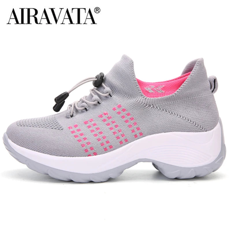 Women’s Non-Slip Fly Weave Sneakers - Jeglowstore