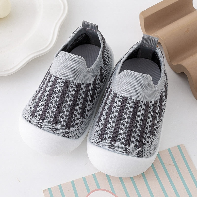 2023 Kids Shoes Casual Breathable Infant Baby Children Girls Boys Mesh Sneakers Soft Bottom Comfortable Non-Slip
