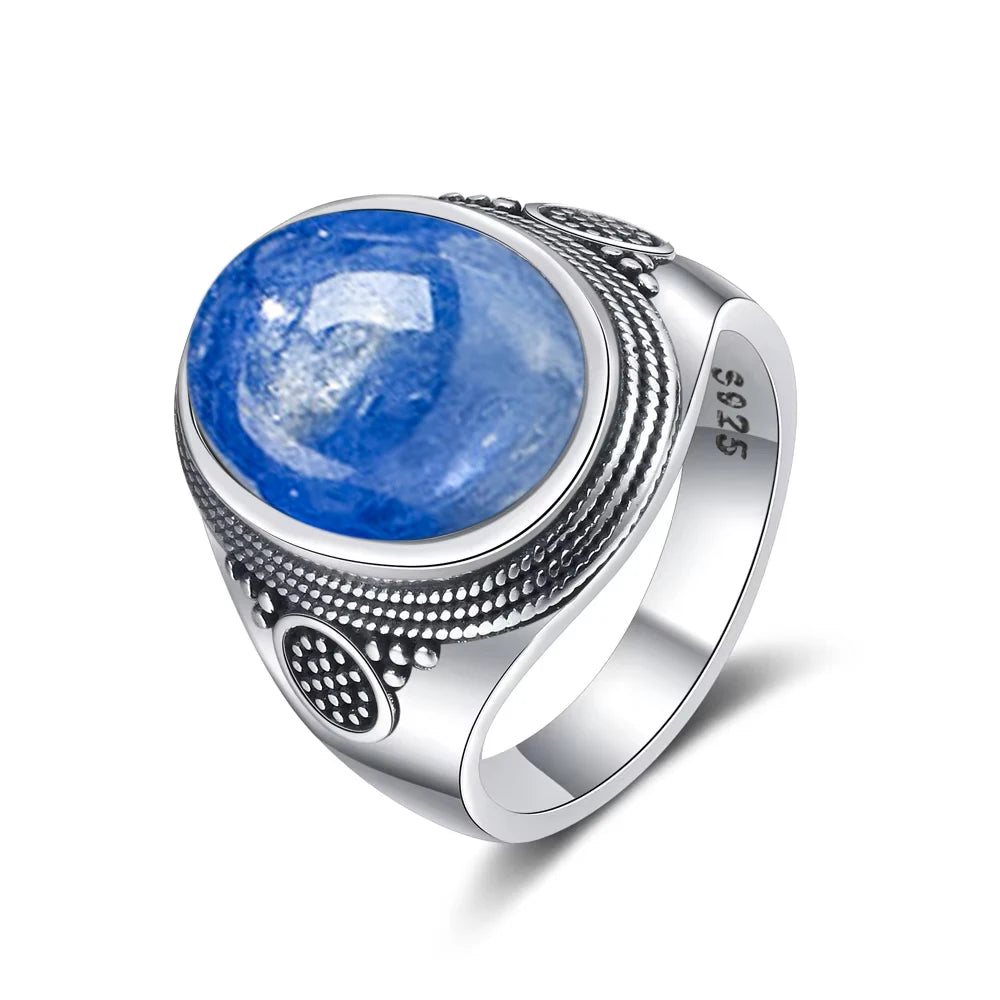 Vintage Black Onyx Sterling Silver Ring - Jeglowstore