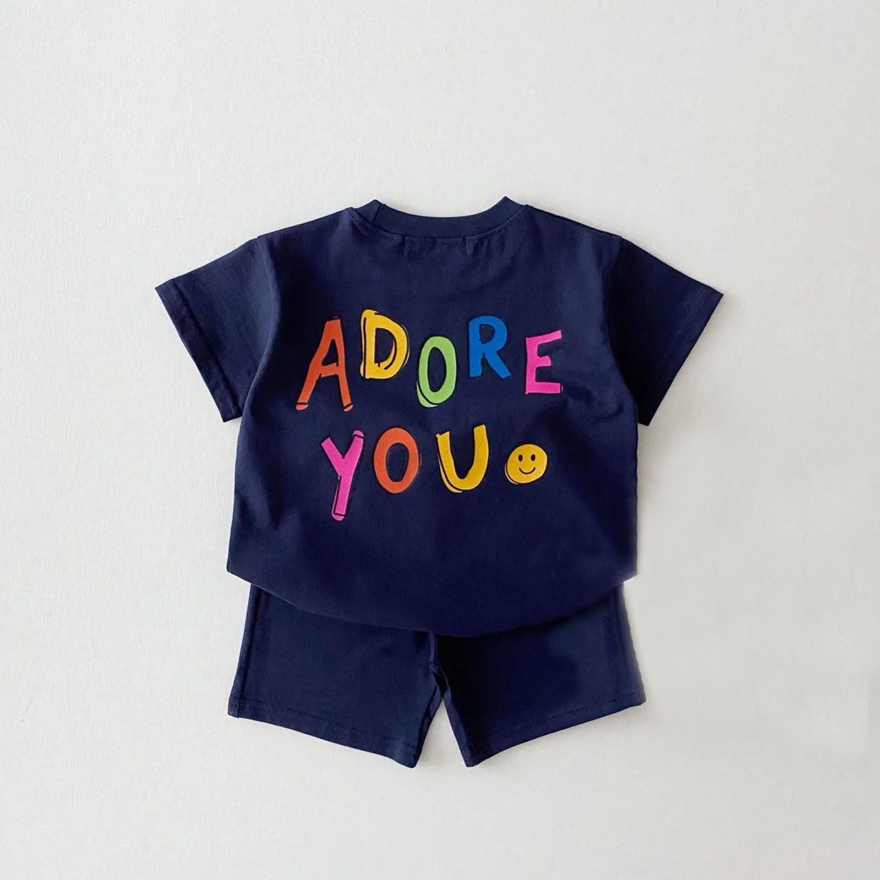 2pcs Baby Boys Girls Outfits Sets Summer Fashion Short Sleeve Kids T-shirts + Shorts Cotton Baby Clothing