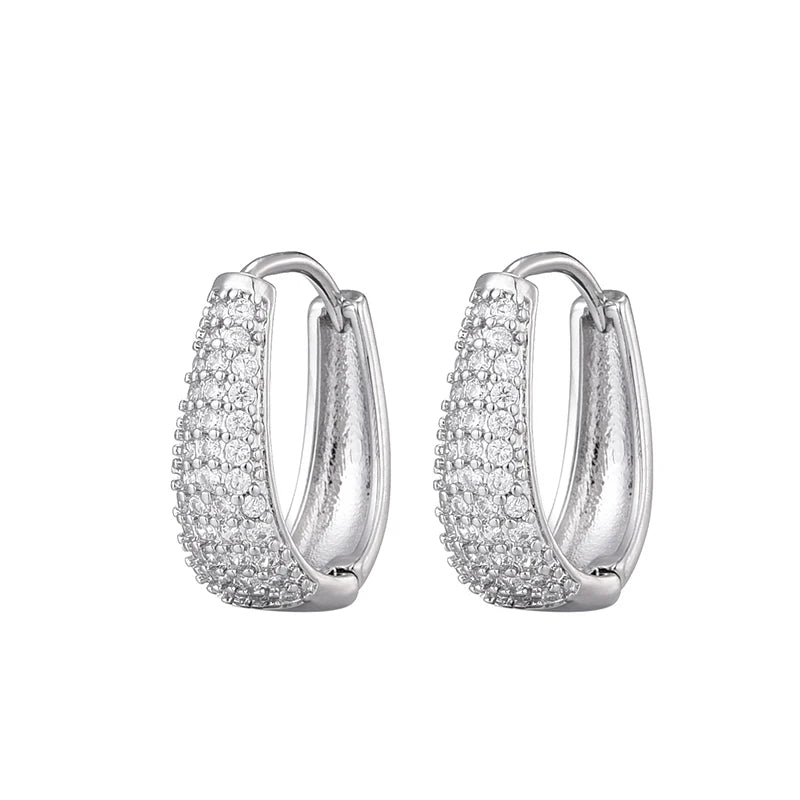 Earrings Woman Geometric U Shape - Jeglowstore