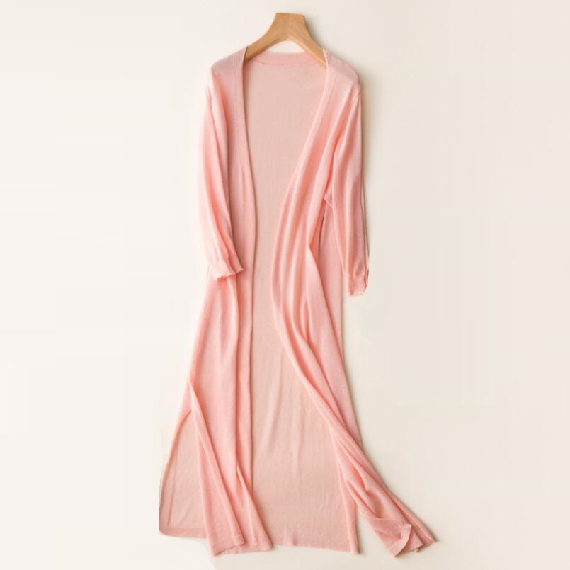 New Spring Summer Sun Protection Clothing Women Long Cardigan Female Knitted Sweater Women Coat Jacket Ladies Shawl Outerwear