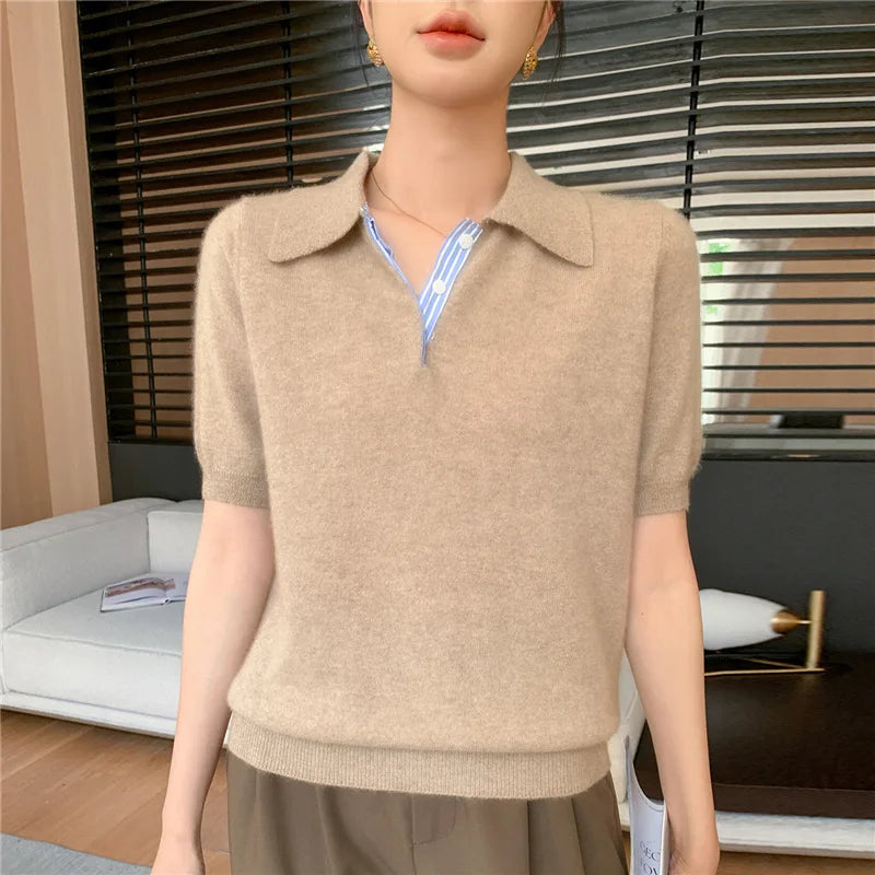 Women’s Autumn Winter Knit T shirt - Jeglowstore