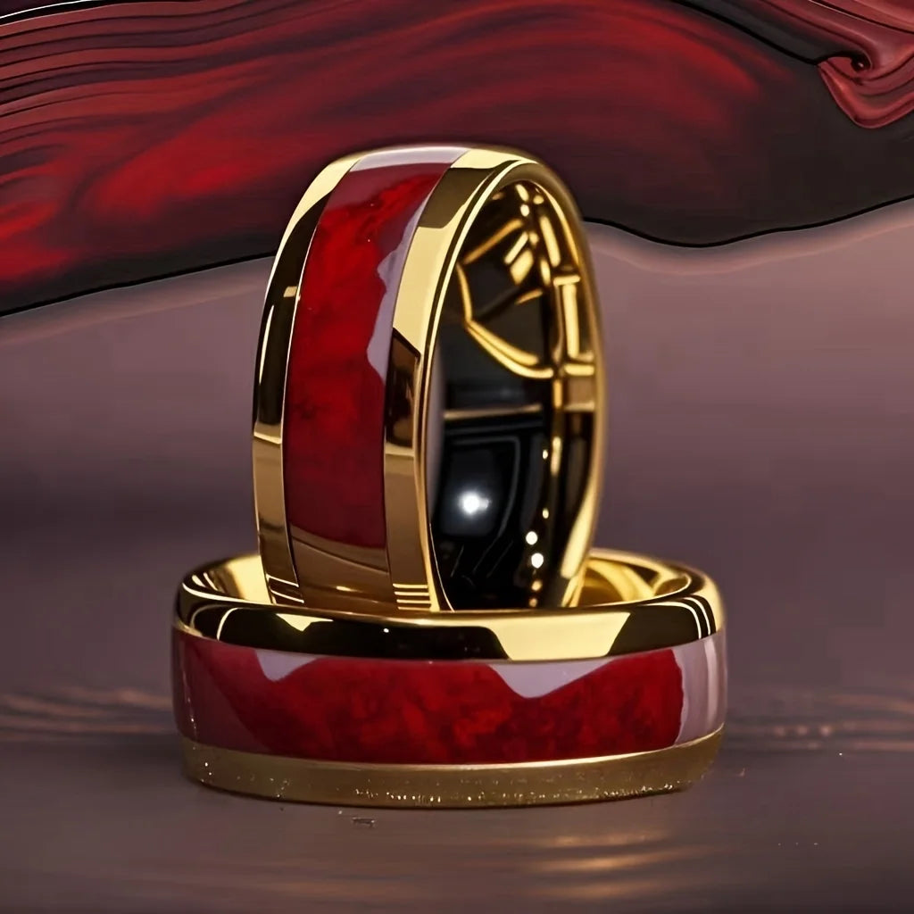 Stainless Steel Wedding & Engagement Ring - Jeglowstore