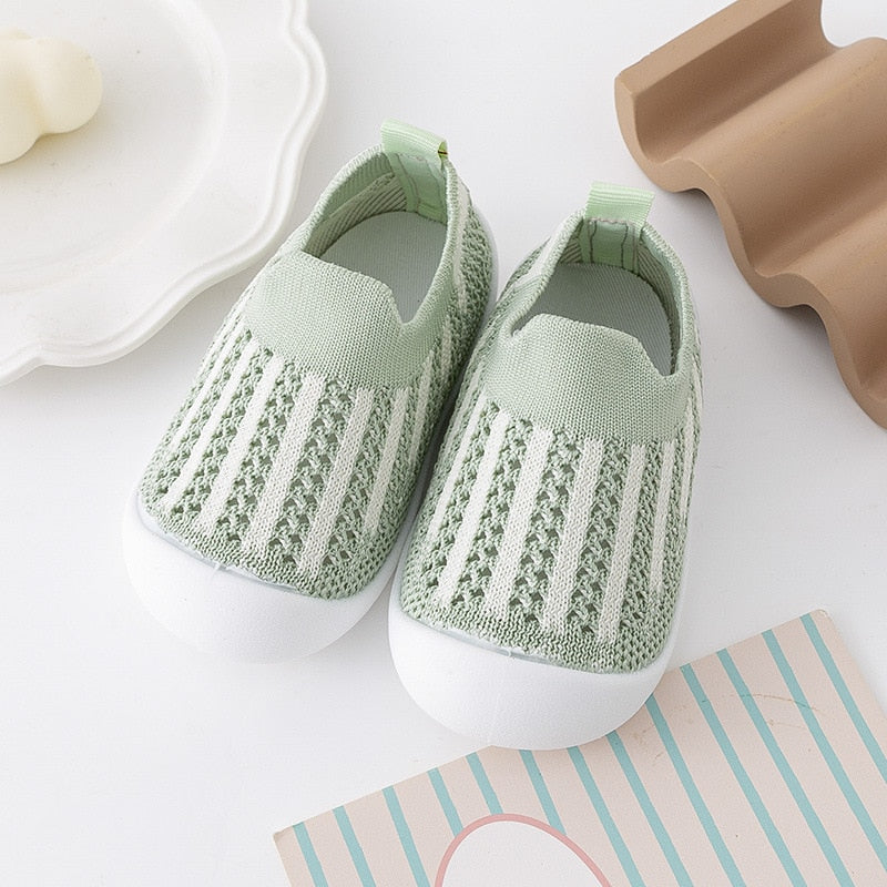2023 Kids Shoes Casual Breathable Infant Baby Children Girls Boys Mesh Sneakers Soft Bottom Comfortable Non-Slip