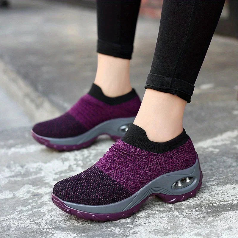 Women’s Orthopedic Platform Knit Sneakers