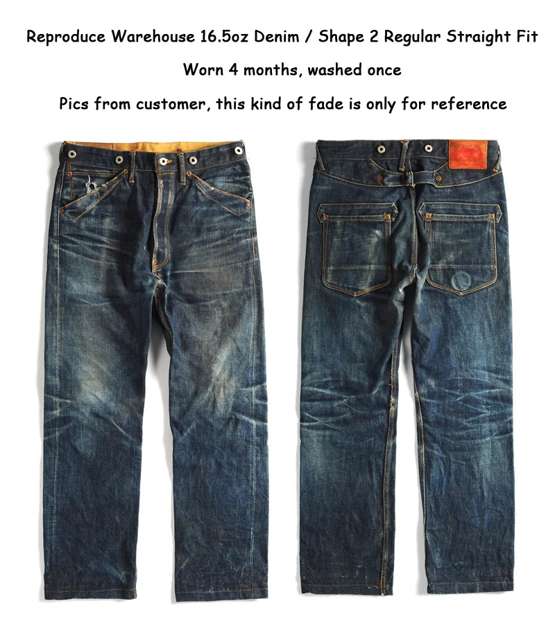 Men’s Raw Selvage Blacksmith Jeans - Jeglowstore