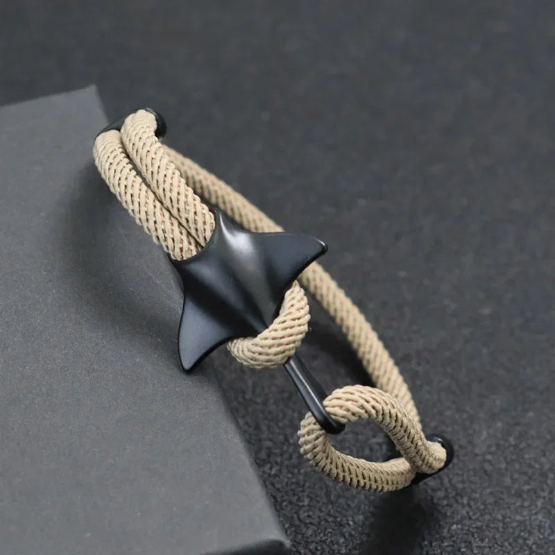 Marine Manta Rope Men’s Bracelet