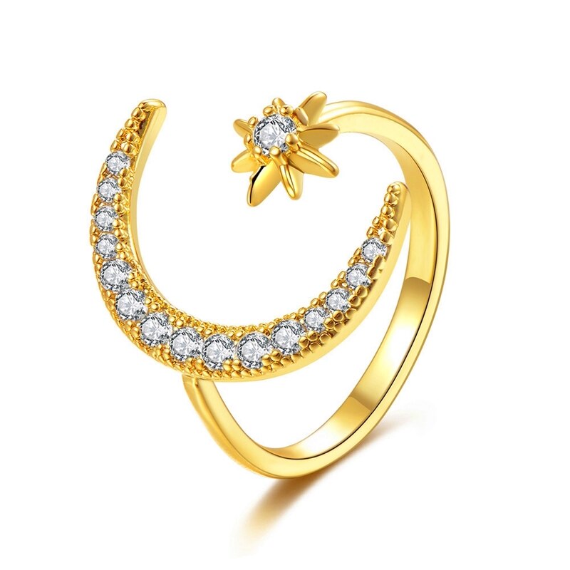 Ekopdee Trendy Silber Farbe Nette Ozean Fisch Meerjungfrau Schwanz Ringe Für Frauen Hochzeit Engagement Kristall Finger Ring Schmuck Party