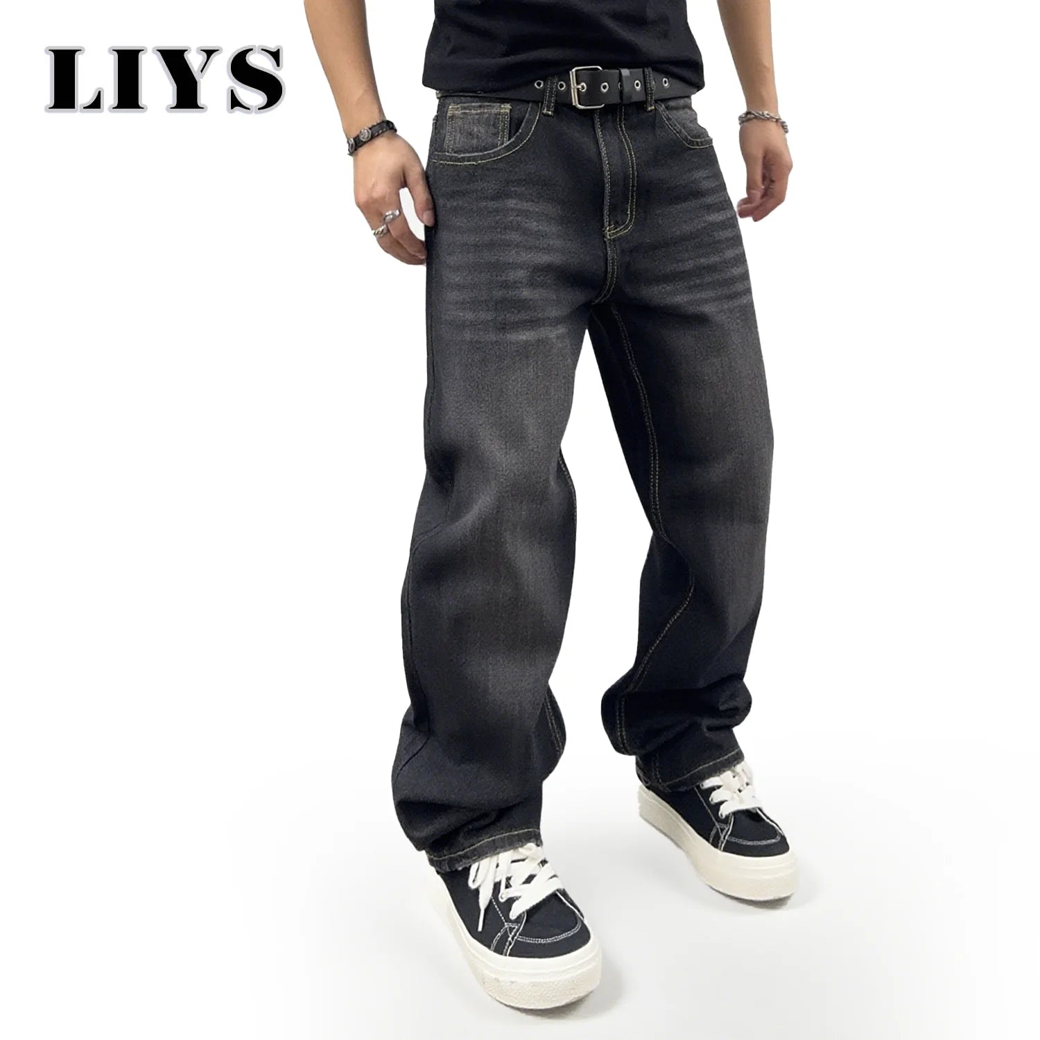 Men’s Classic Loose Denim Jeans - Jeglowstore