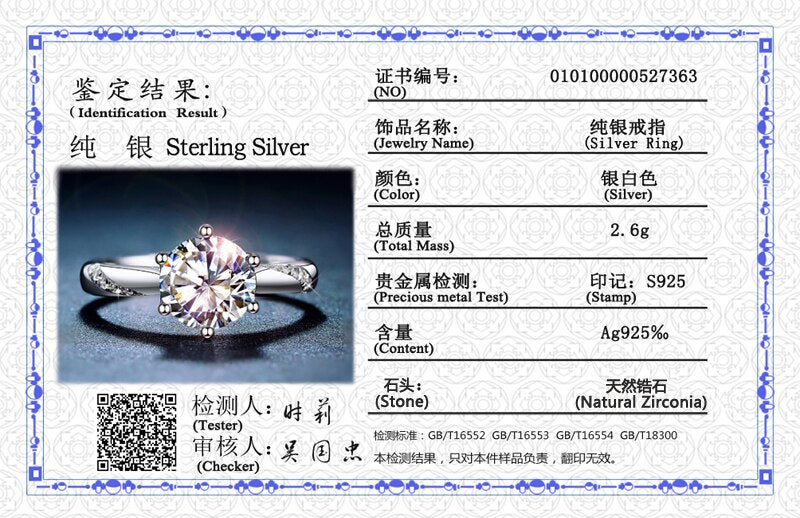 Sell At A Loss! White Gold Color 100% Authentic Tibetan Silver Rings Women Round Cubic Zircon Wedding Fashion Jewelry - Jeglowstore