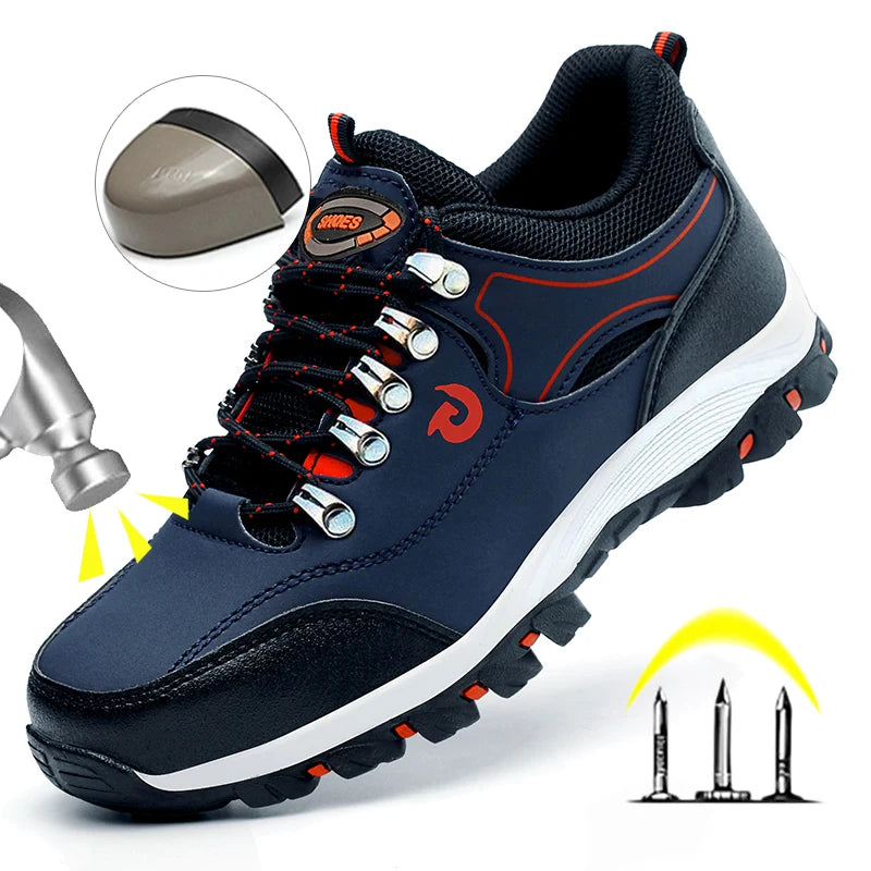 Men’s Steel Toe Safety Work Shoes - Jeglowstore