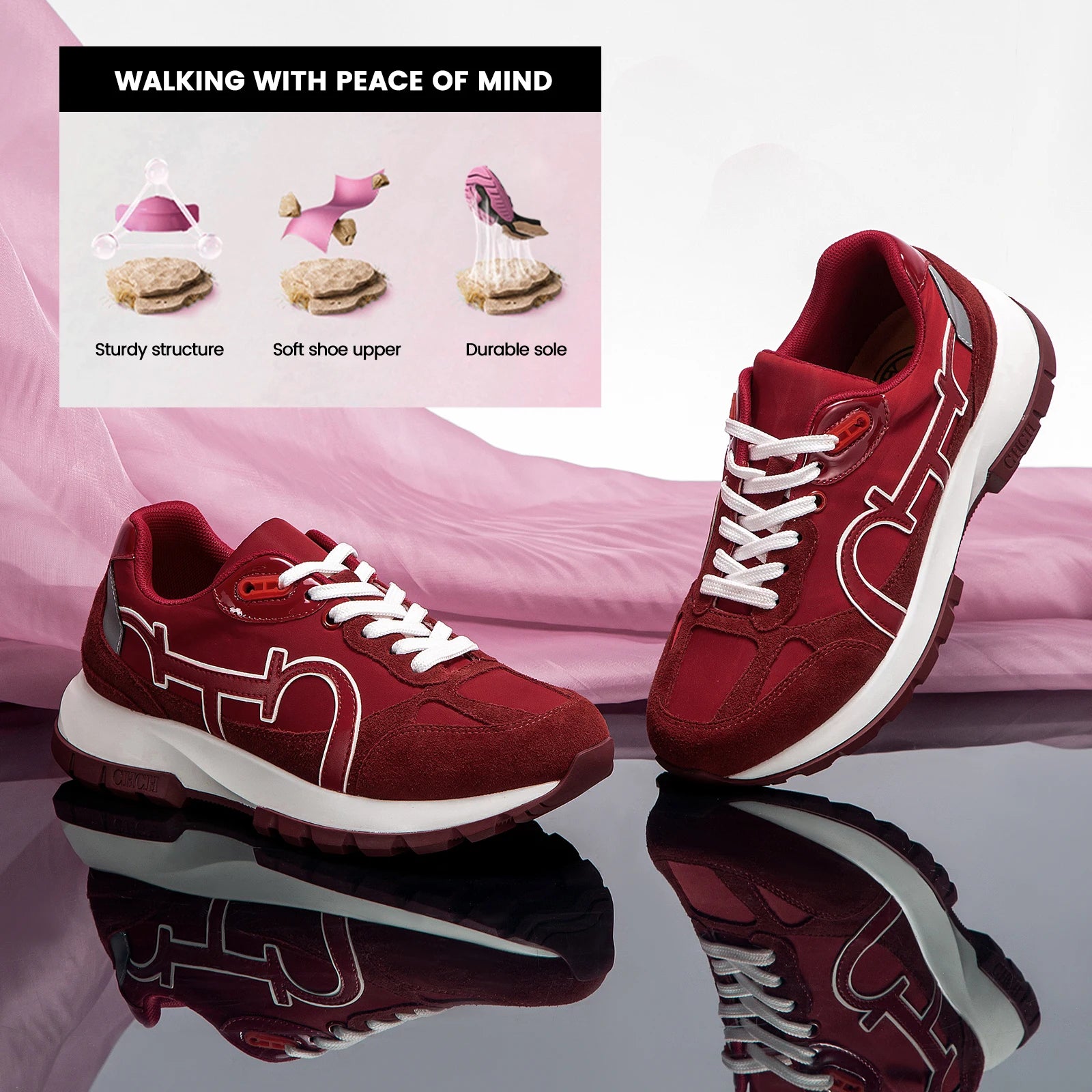 Retro Spliced Leather Casual Shoes - Jeglowstore