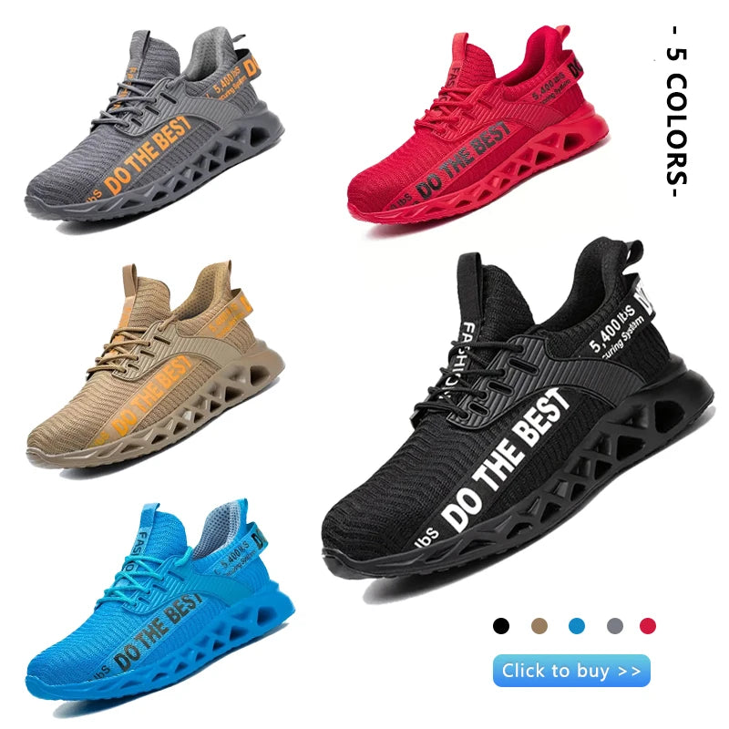 Men & Women Steel Toe Safety Shoes - Jeglowstore