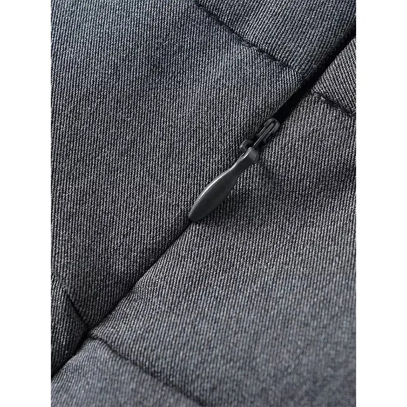 High Waist A-Line Mini Skirt Back Zipper - Jeglowstore