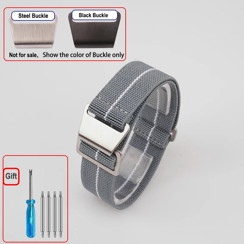 French Parachute Nylon Watch Strap - Jeglowstore