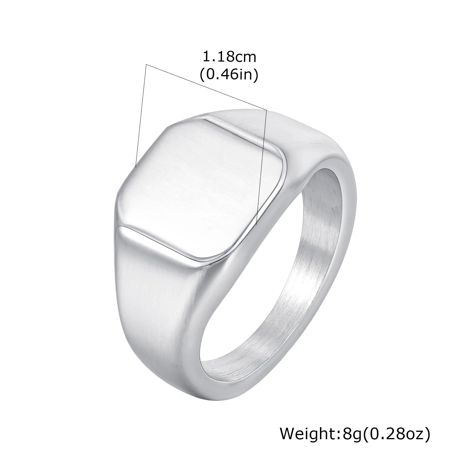 Signet Ring Stainless Steel - Jeglowstore