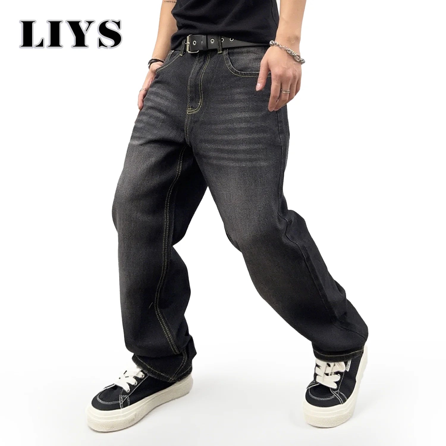 Men’s Classic Loose Denim Jeans - Jeglowstore