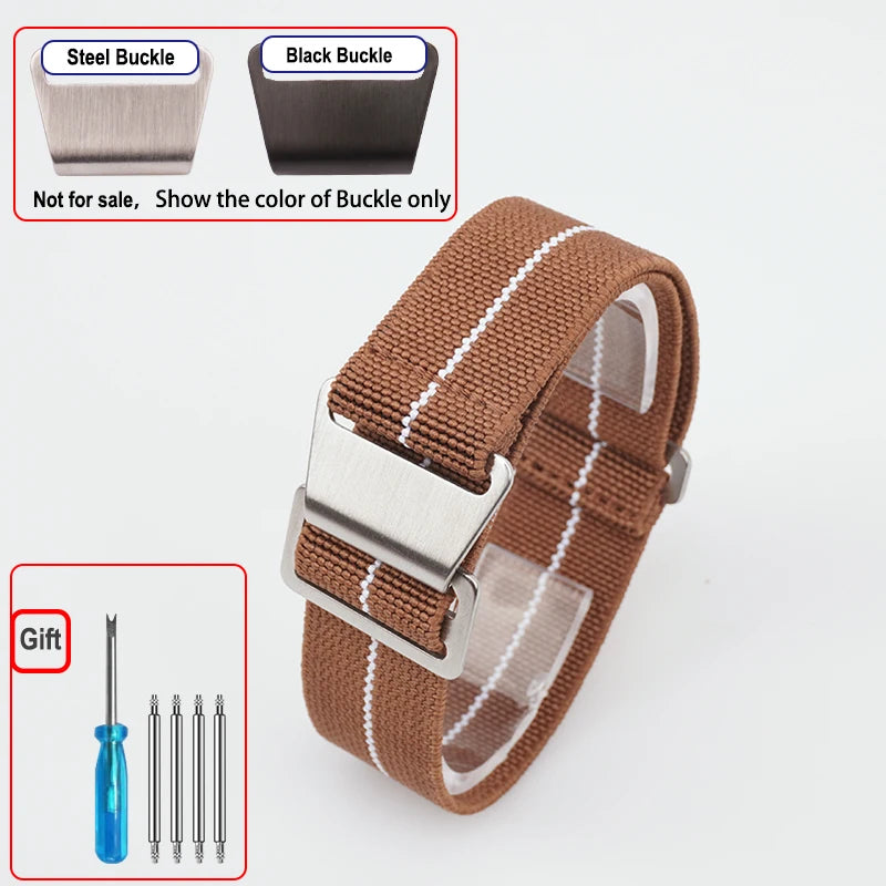French Parachute Nylon Watch Strap - Jeglowstore