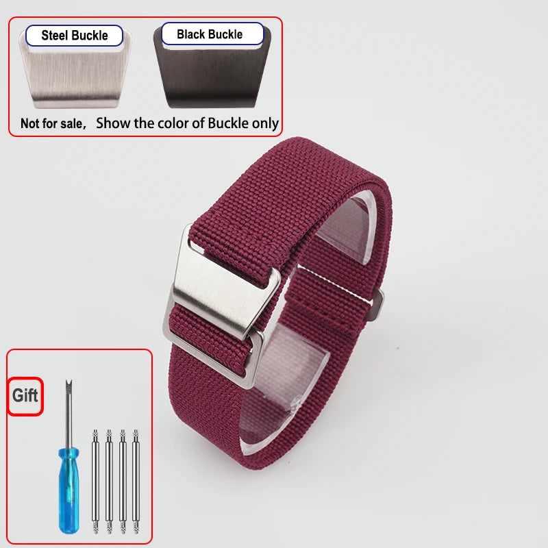 French Parachute Nylon Watch Strap - Jeglowstore