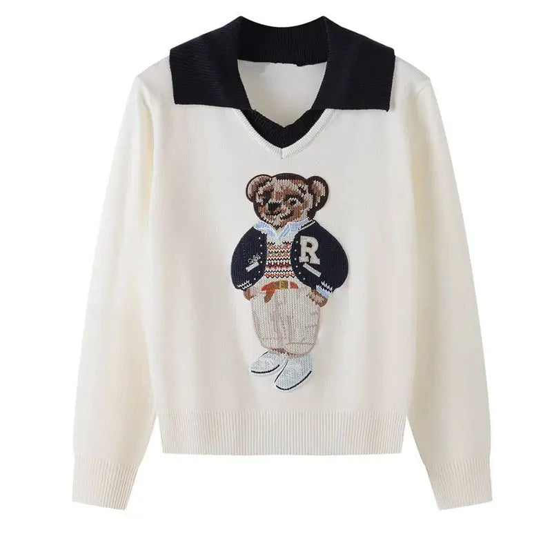 Women’s Luxury Bear Knit Sweater - Jeglowstore