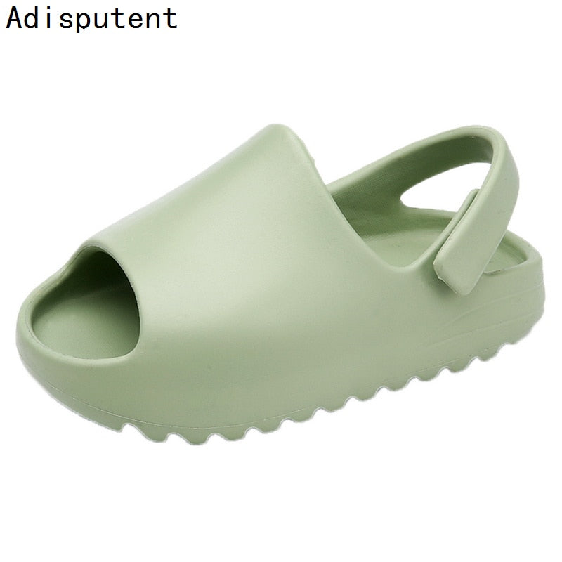 Summer Slippers For Kids Sandals Baby Toddler Fashion Boys Girls Shoes Beach Slides Bone Resin Children Lightweight Water Shoes