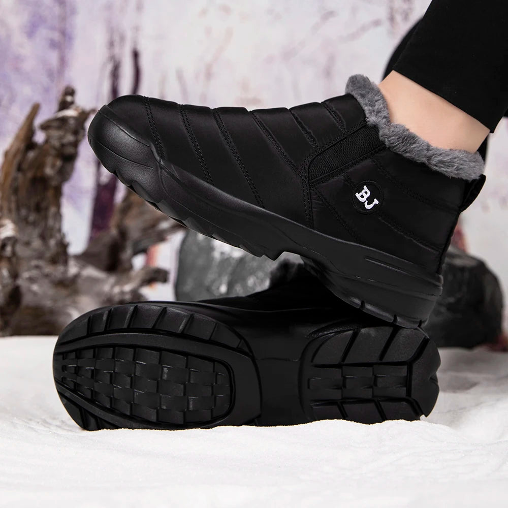 Women’s 2025 Plush Waterproof Snow Boots - Jeglowstore