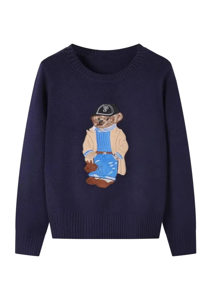 Women’s Luxury Bear Knit Sweater - Jeglowstore