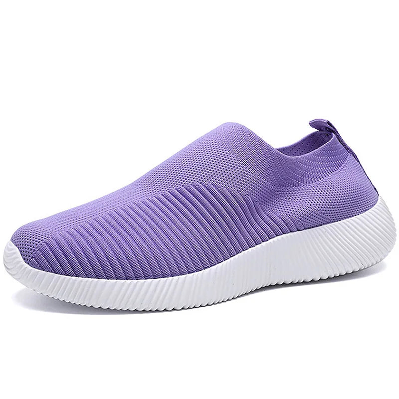 Women’s White Slip-On Casual Sneakers - Jeglowstore