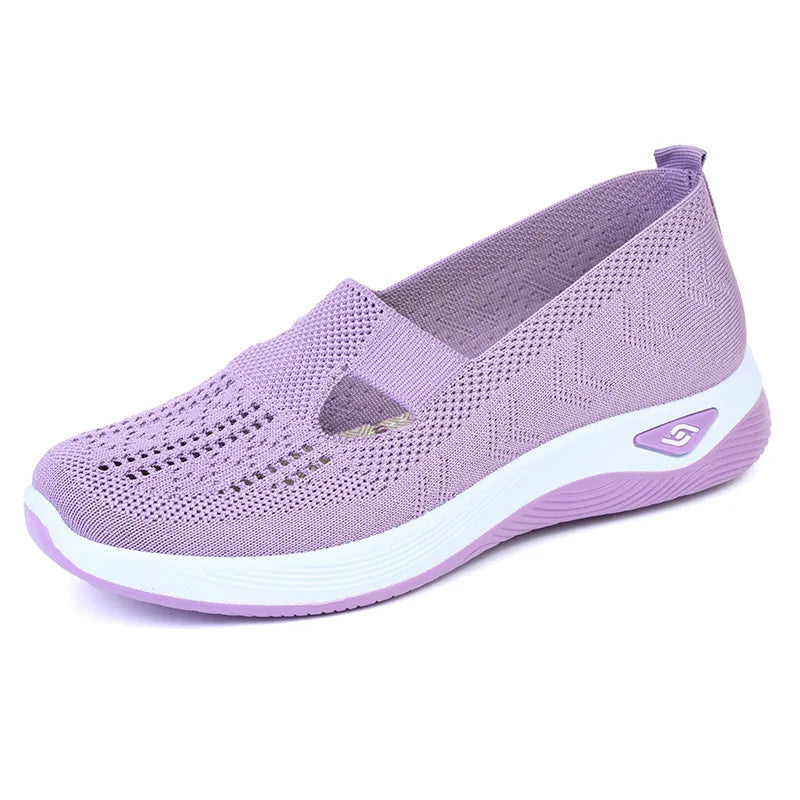 Women’s Mesh Slip-On Platform Casual Sneakers - Jeglowstore