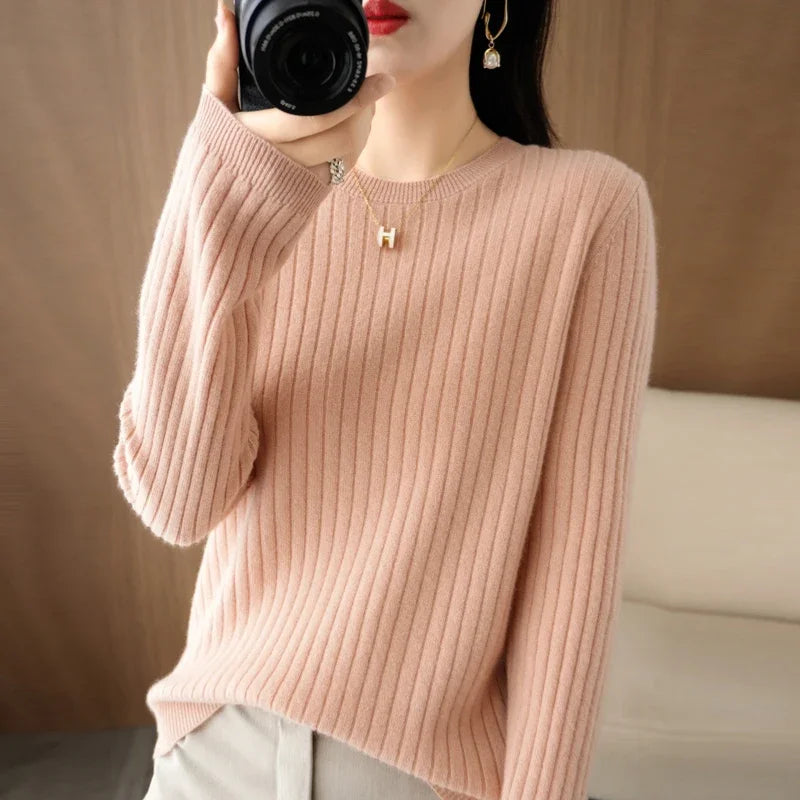 Women’s Autumn Winter Knit T shirt - Jeglowstore