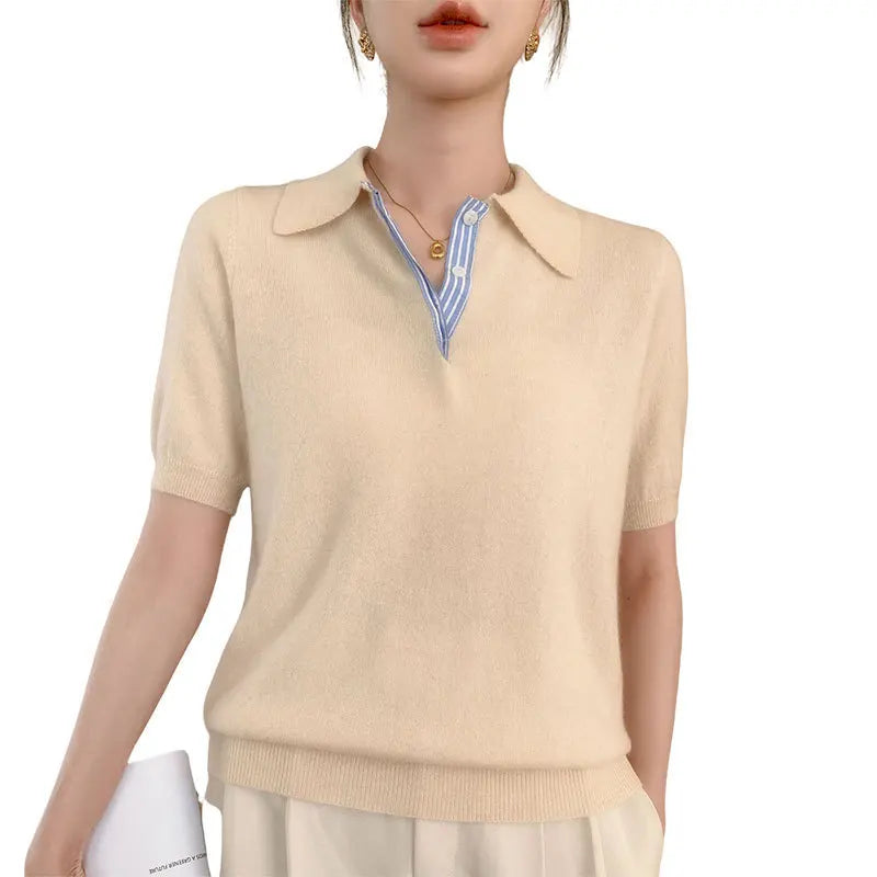 Women’s Autumn Winter Knit T shirt - Jeglowstore