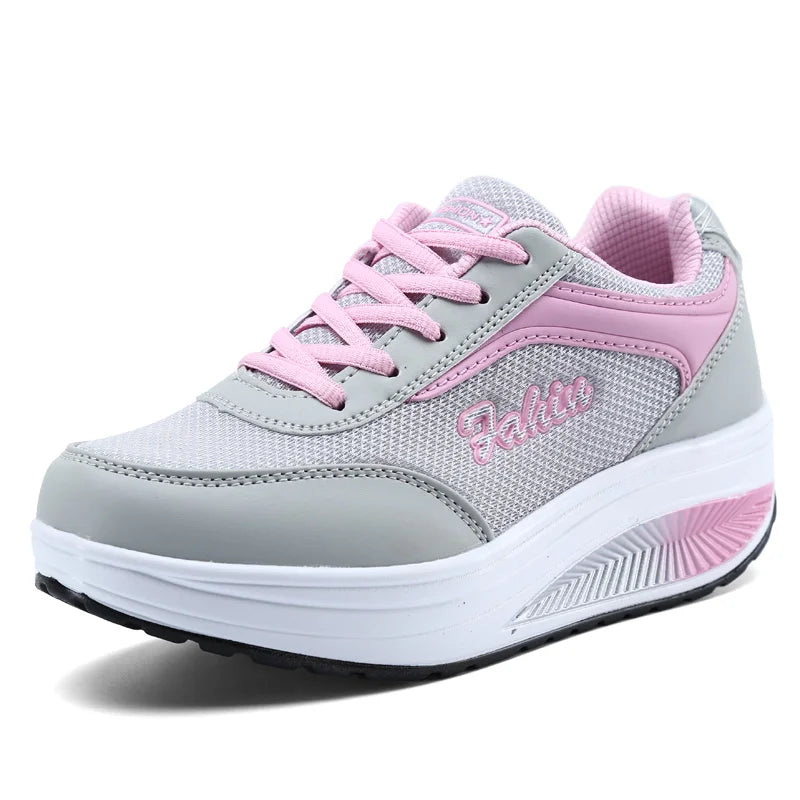 Women’s Fashion Platform Casual Sneakers - Jeglowstore